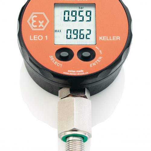 Đồng hồ áp suất điện tử LEO 1 keller